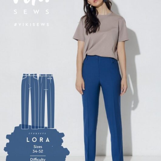 Vikisews Paper Sewing Pattern Lora Trousers