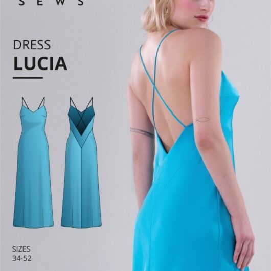 Vikisews Paper Sewing Pattern Lucia Dress