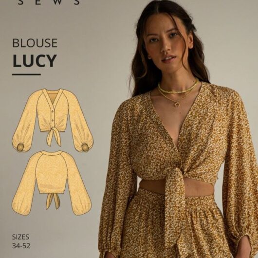 Vikisews Paper Sewing Pattern Lucy Blouse