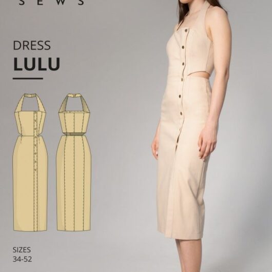 Vikisews Paper Sewing Pattern Lulu Dress