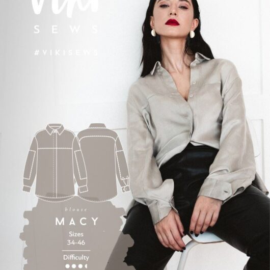 Vikisews Paper Sewing Pattern Macy Blouse