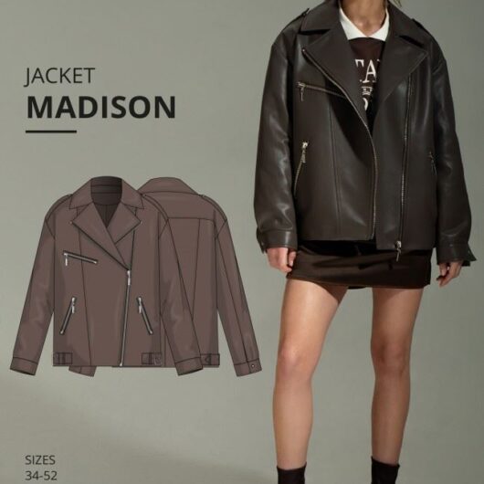 Vikisews Paper Sewing Pattern Madison Jacket