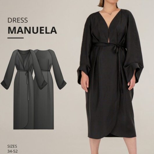 Vikisews Paper Sewing Pattern Manuela Dress