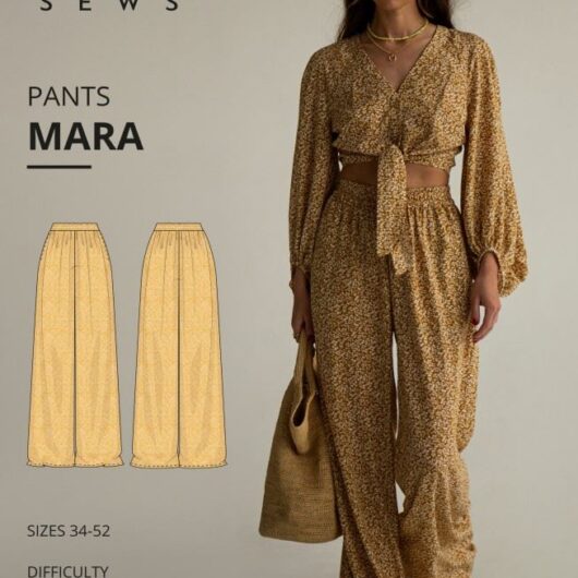 Vikisews Paper Sewing Pattern Mara Pants