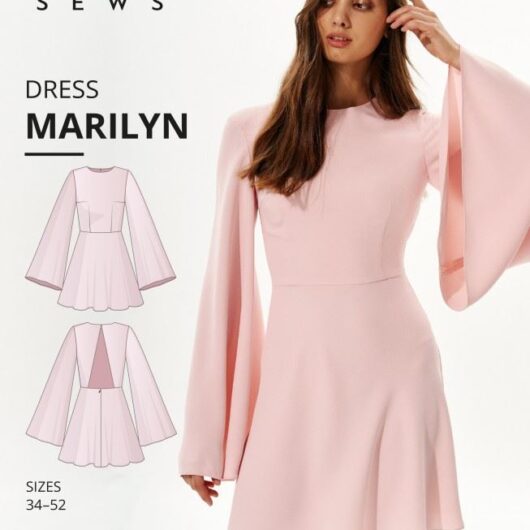 Vikisews Paper Sewing Pattern Marylin Dress