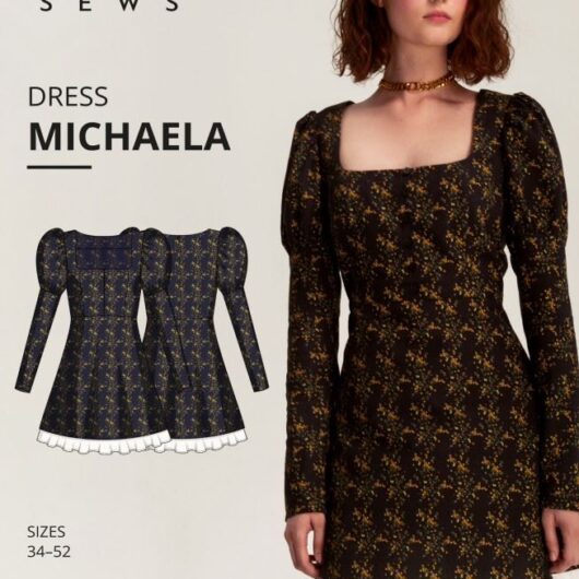 Vikisews Paper Sewing Pattern Michaela Dress