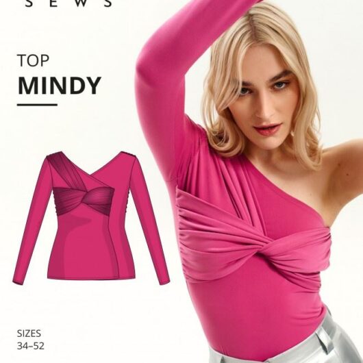 Vikisews Paper Sewing Pattern Mindy Top