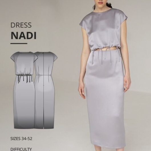 Vikisews Paper Sewing Pattern Nadi Dress