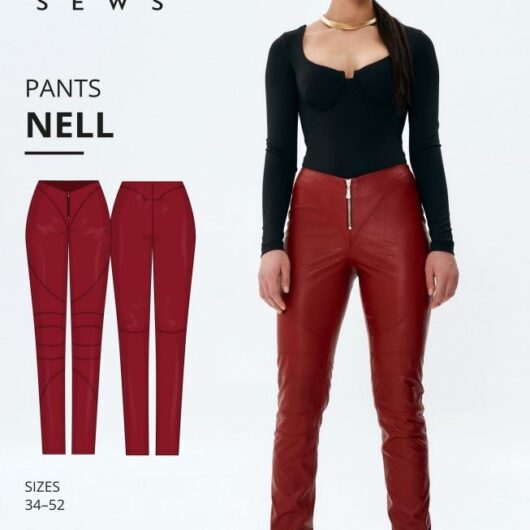 Vikisews Paper Sewing Pattern Nell Pants