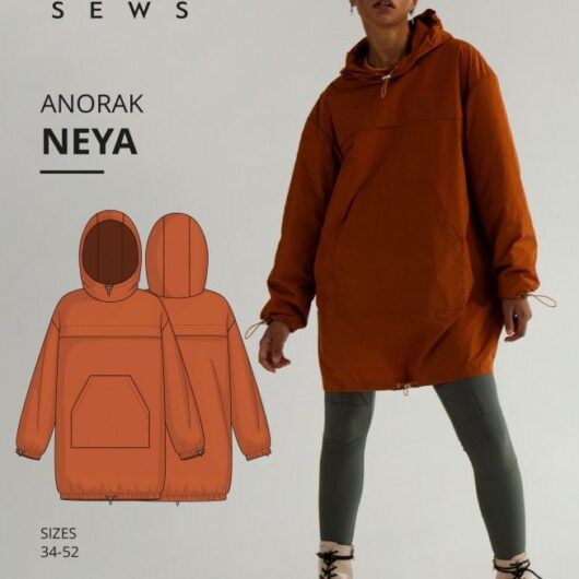 Vikisews Paper Sewing Pattern Neya Anorak