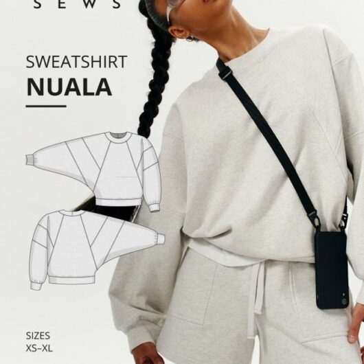 Vikisews Paper Sewing Pattern Nuala Sweatshirt
