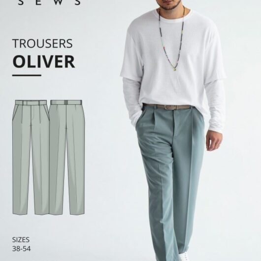 Vikisews Paper Sewing Pattern Oliver Trousers