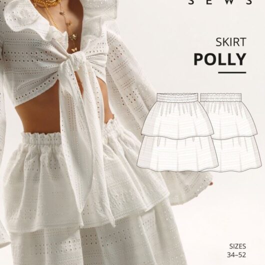 Vikisews Paper Sewing Pattern Polly Skirt