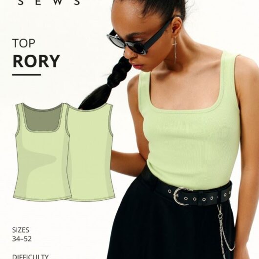 Vikisews Paper Sewing Pattern Rory Top