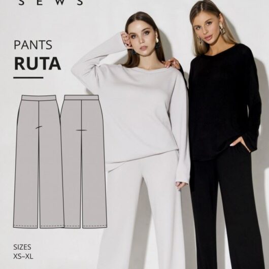 Vikisews Paper Sewing Pattern Ruta Pants