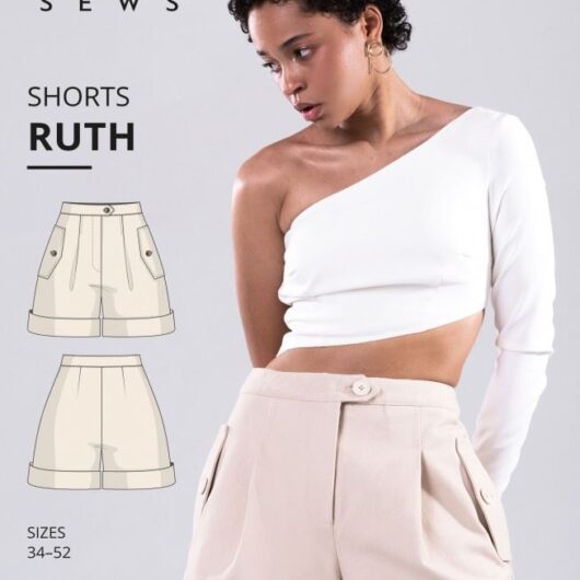 Vikisews Paper Sewing Pattern Ruth Shorts