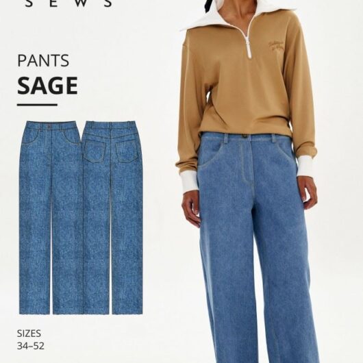 Vikisews Paper Sewing Pattern Sage Pants
