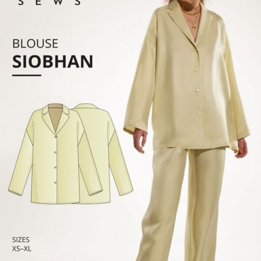 Vikisews Paper Sewing Pattern Siobhan Blouse