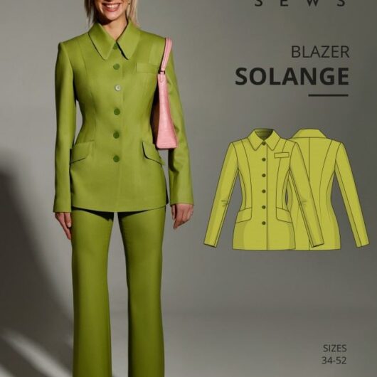 Vikisews Paper Sewing Pattern Solange Blazer