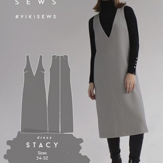 Vikisews Paper Sewing Pattern Stacy Dress