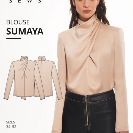 Vikisews Paper Sewing Pattern Sumaya Blouse