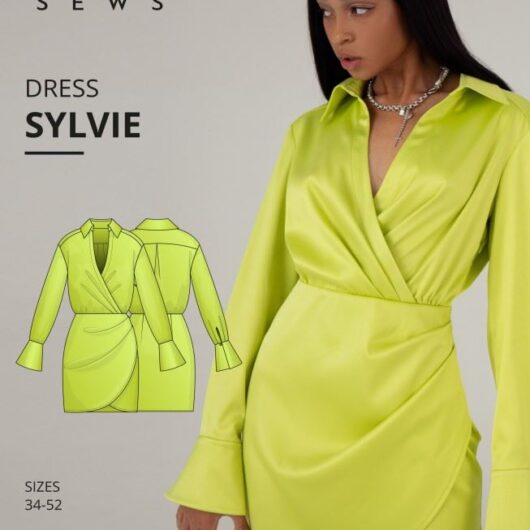 Vikisews Paper Sewing Pattern Sylvie Dress