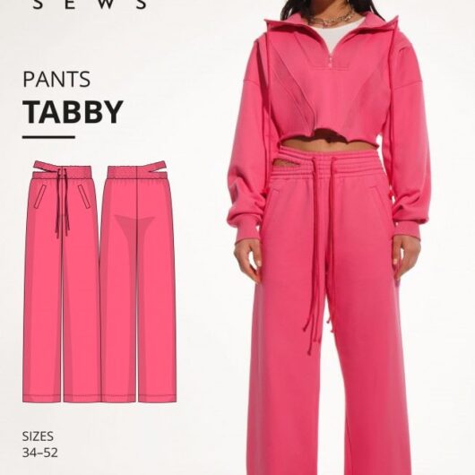 Vikisews Paper Sewing Pattern Tabby Pants