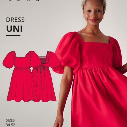 Vikisews Paper Sewing Pattern Uni Dress