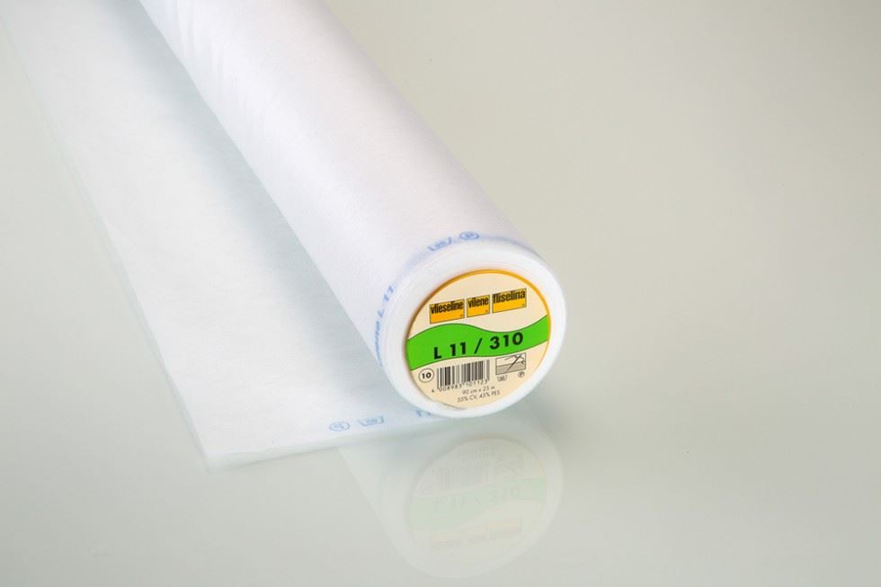 Vilene Vlieseline L11 Light Soft Sew In Interfacing White
