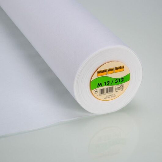 Vilene Vlieseline M12 Medium Soft Sew In Interfacing White