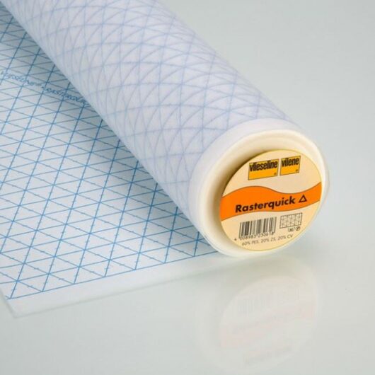 Vilene Vlieseline Quickscreen Foundation Triangle White & Blue