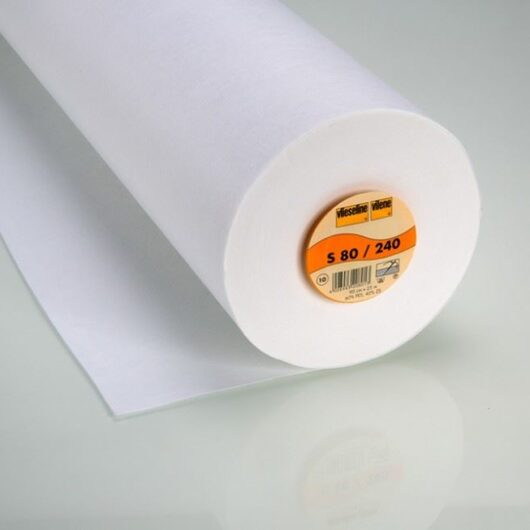 Vilene Vlieseline S80 Heavy Firm Sew In Interfacing White