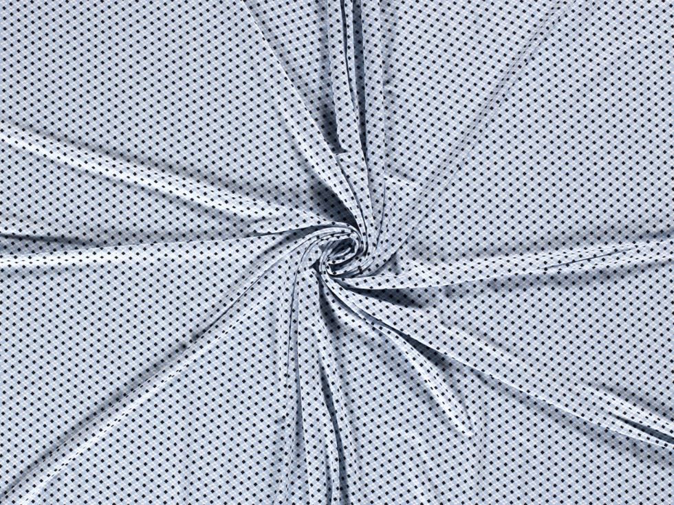 Viscose Jersey Stretch Knit Fabric Blue