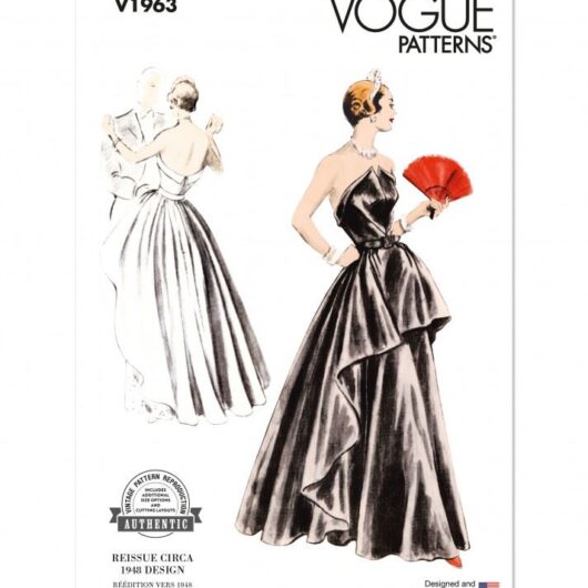 Vogue Paper Sewing Pattern 1963