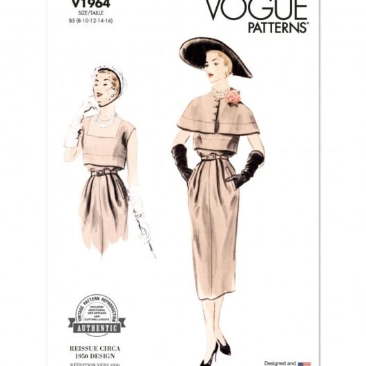 Vogue Paper Sewing Pattern 1964