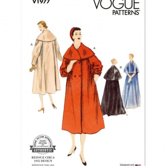 Vogue Paper Sewing Pattern 1977