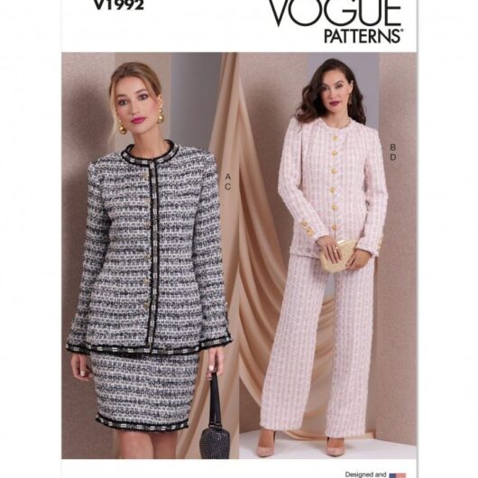 Vogue Paper Sewing Pattern 1992