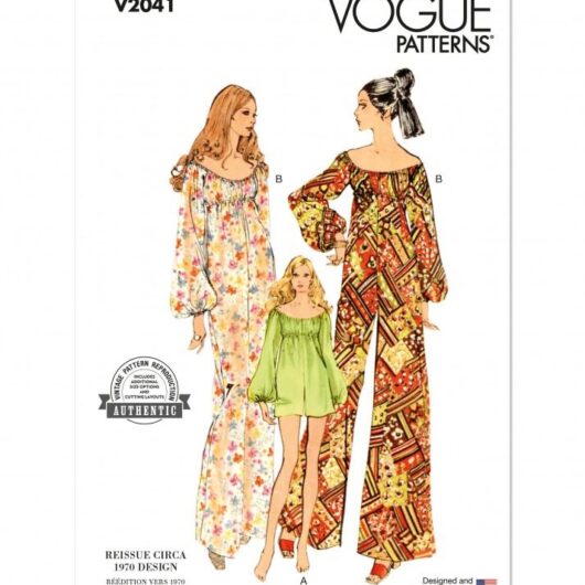 Vogue Paper Sewing Pattern 2041