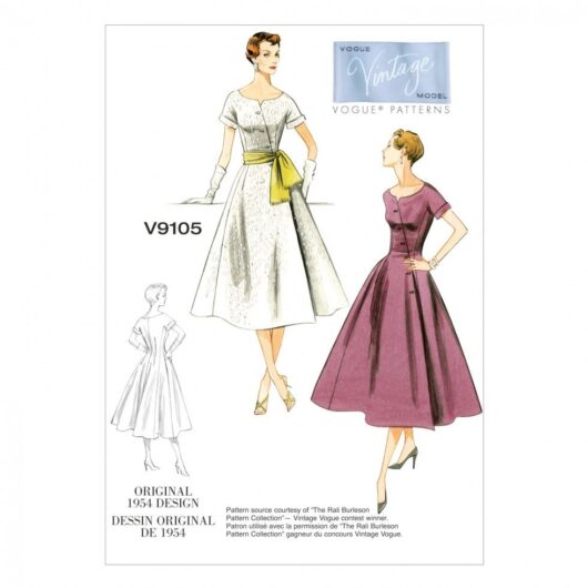 Vogue Paper Sewing Pattern 9105