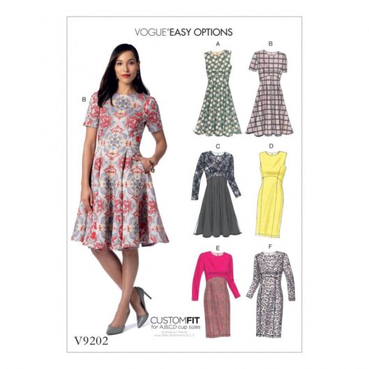 Vogue Paper Sewing Pattern 9202