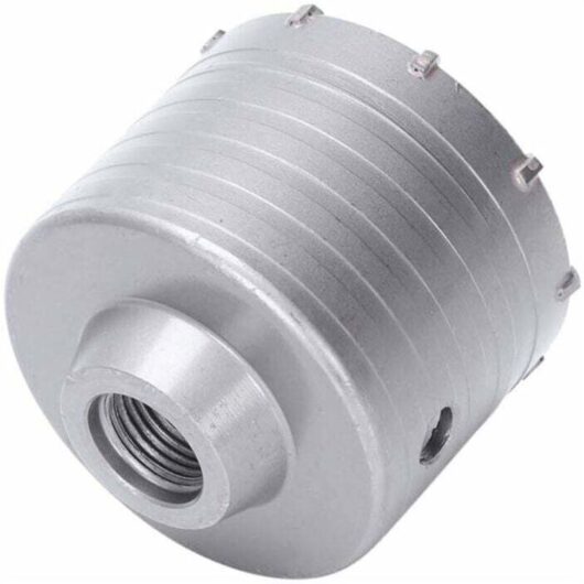 Wall Saw Hole Saw Core Drill Bit with Center Point, 65mm Carbide Concrete Core Drill Bit for Brick, Stone, Cement and Concrete