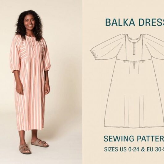 Wardrobe By Me Paper Sewing Pattern Balka Dress