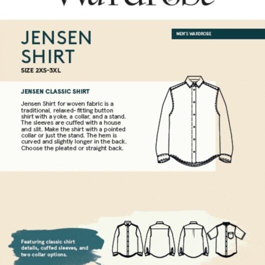 Wardrobe By Me Paper Sewing Pattern Jensen Shirt