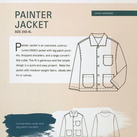 Wardrobe By Me Paper Sewing Pattern Mens Painter Jacket