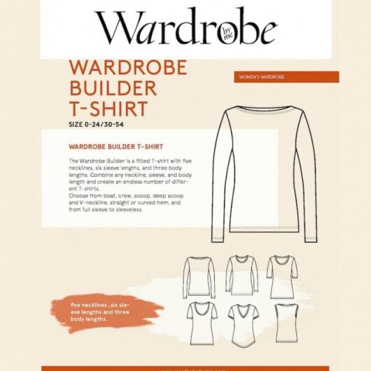 Wardrobe By Me Paper Sewing Pattern Wardrobe Builder T Shirt
