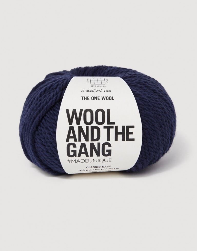 Wool and the Gang The One Wool Chunky Yarn Classic Navy
