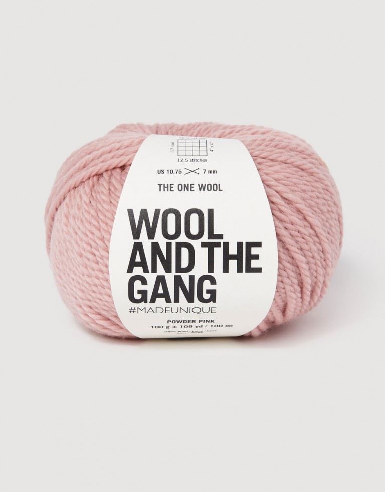 Wool and the Gang The One Wool Chunky Yarn Powder Pink