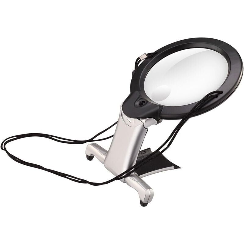 Ymyny - Reading Magnifier, Lighted Magnifying Glass, Hands-Free Magnifying Glass, Large led Magnifying Glass, Lighted Lenses for Seniors